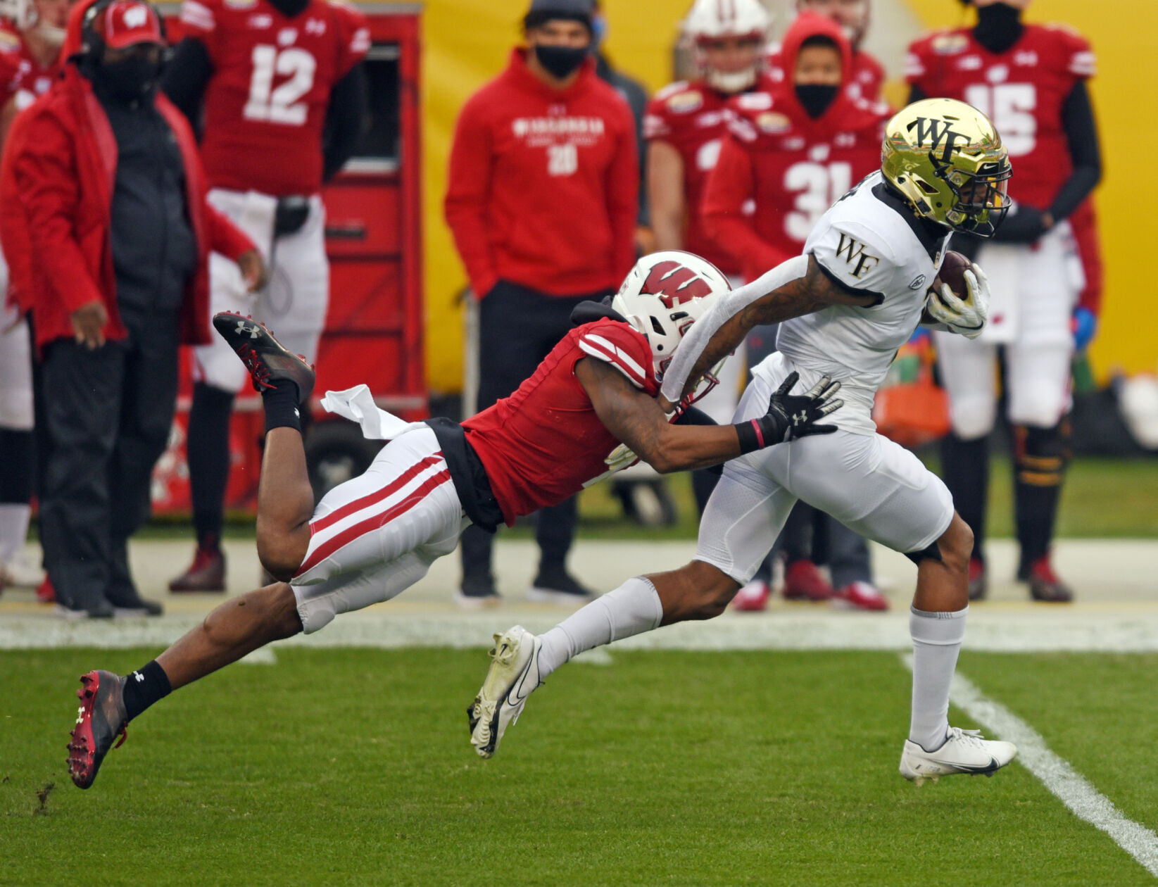 Wisconsin Wake Forest Duke's Mayo Bowl
